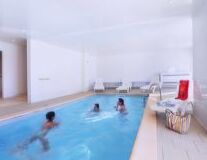 indoor, swimming pool, wall, pool